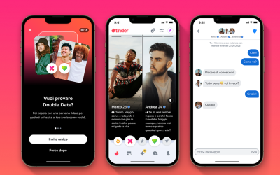 Tinder lancia una nuova funzione per le uscite a quattro