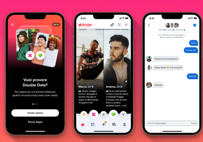 Tinder lancia una nuova funzione per le uscite a quattro
