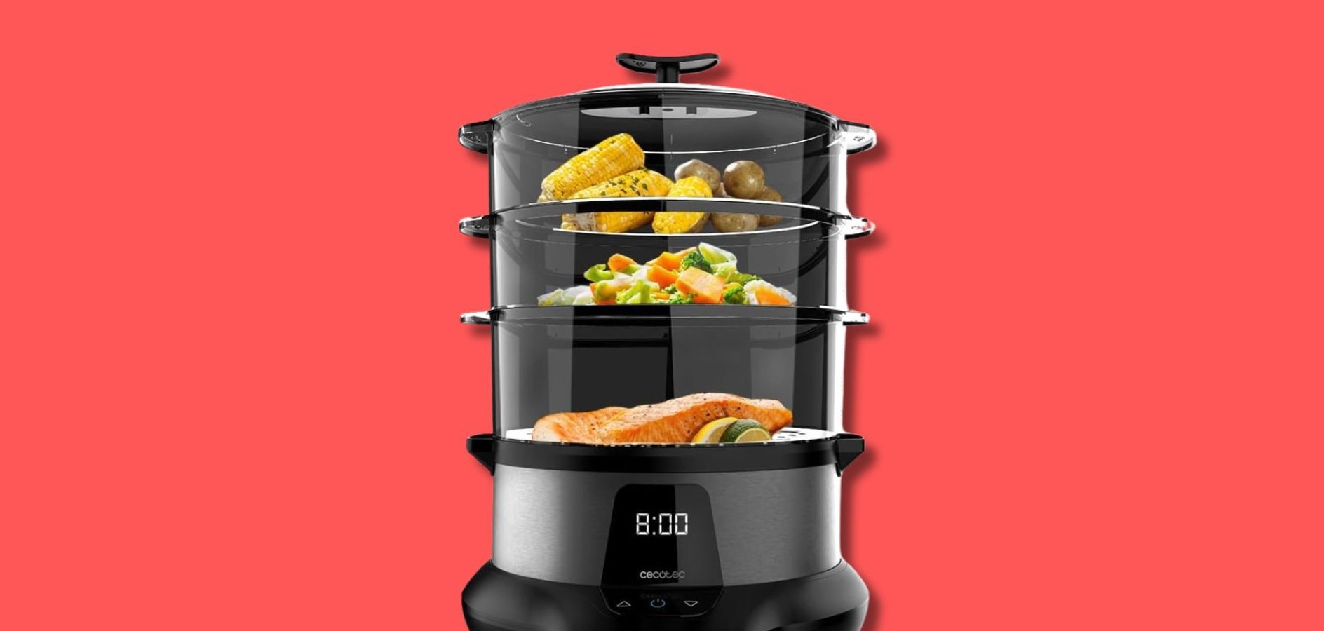 15 vaporiere elettriche perfette per cucinare sano senza complicarti la vita