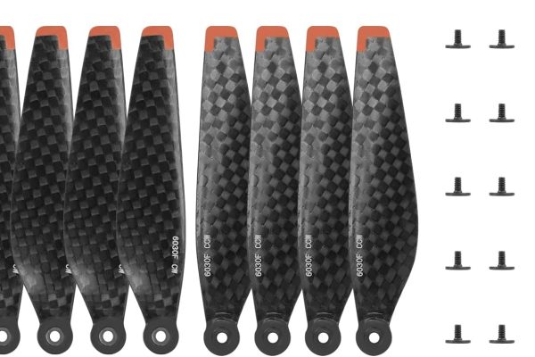 LICHIFIT 6030F Carbon Fiber Propellers for DJI Mini 4 Pro/Mini 3 Pro Drone Low Noise Blades Wing Paddle Props Replacement Accessories