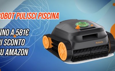 Robot pulisci piscina in sconto su Amazon: dai modelli base ai top di gamma con mappatura e IA