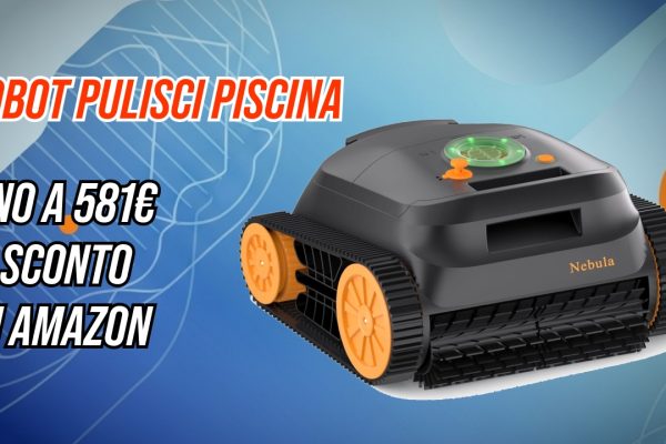 Robot pulisci piscina in sconto su Amazon: dai modelli base ai top di gamma con mappatura e IA