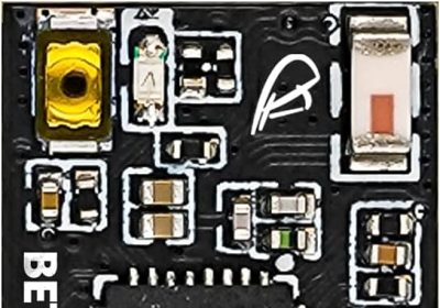 BETAFPV ExpressLRS 2.4G OpenTX Mini Nano Ricevitore Prestazioni a Lungo Raggio ad Alta Frequenza di Aggiornamento per Drone da Corsa FPV