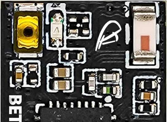 BETAFPV ExpressLRS 2.4G OpenTX Mini Nano Ricevitore Prestazioni a Lungo Raggio ad Alta Frequenza di Aggiornamento per Drone da Corsa FPV