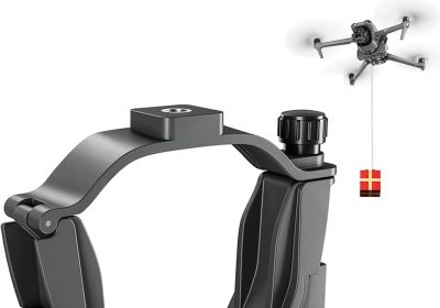 LICHIFIT Drone Airdrop System with 1/4 Screw Hole Interface for DJI Air 3 Photosensitive Launcher Transport Delivery Payload Release Dropping Device