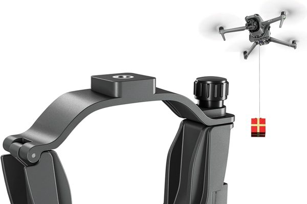 LICHIFIT Drone Airdrop System with 1/4 Screw Hole Interface for DJI Air 3 Photosensitive Launcher Transport Delivery Payload Release Dropping Device
