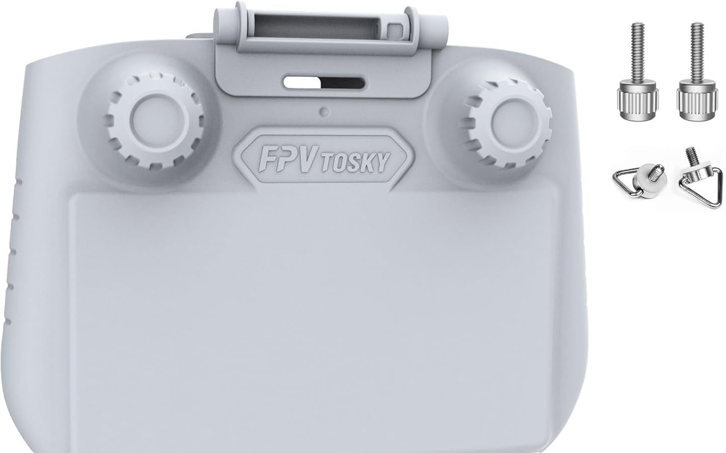 FPVtosky Mini 4 Pro Nuovo RC-2 Paraluce + 2 protezioni per lo schermo + set di cordicelle – 3 in 1 Supporto per telecomando RC-2 controller drone per DJI Mini 4/Air 3, Accessori DJI RC 2