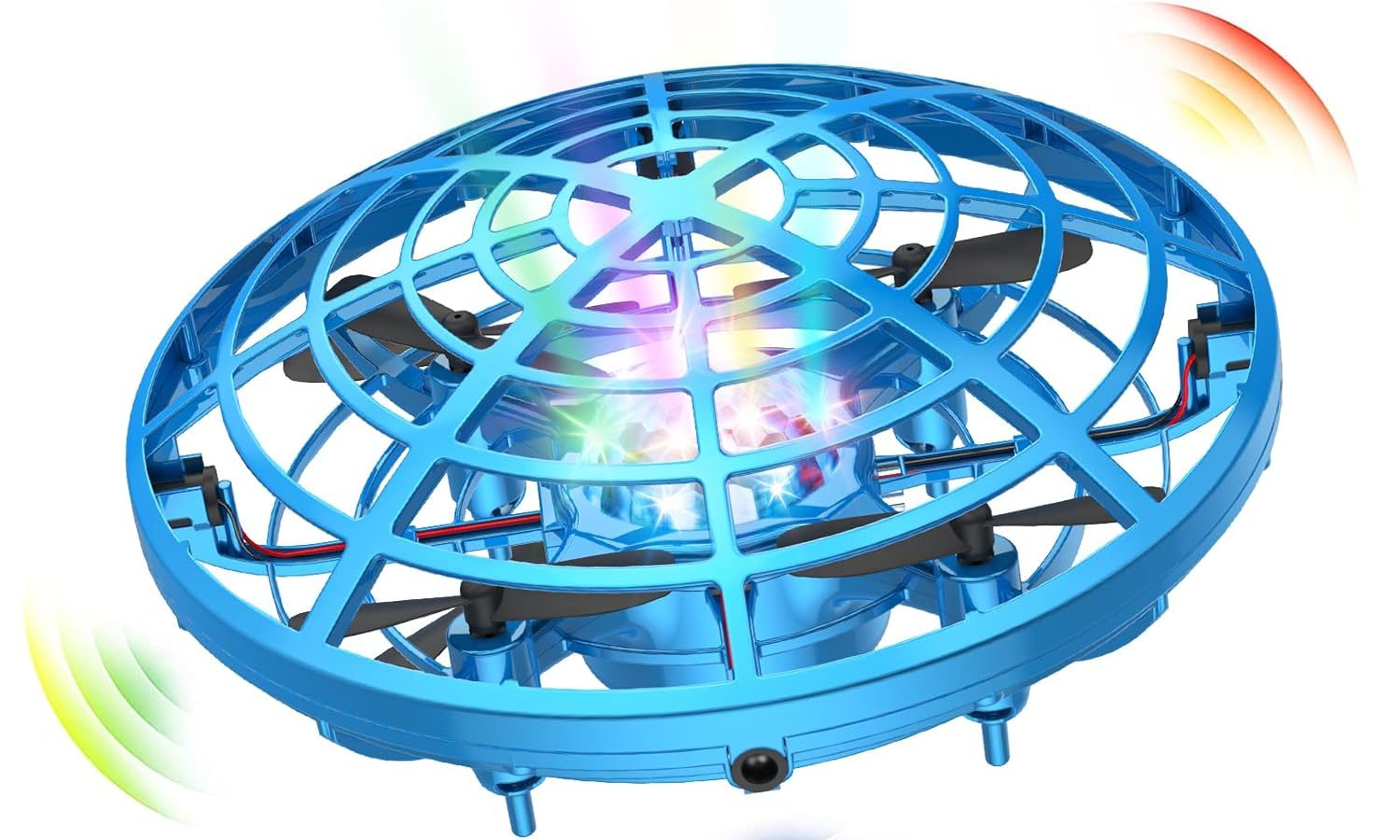 Kriogor Mini Drones, New Drones à Main,Mini-Drone UFO Mains Libres Hélicoptère à Induction Infrarouge Rotaion 360 °,Télécommande Mini Avion Jouet LED Jouet Volant Cadeau Jouet pour Garçons et Filles