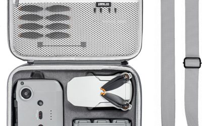 Tomat Mini 4K Carrying Case, Portable Travel Bag for DJI Mini 4K/Mini 2 SE Fly Plus Combo Drone Accessories, grey, Compact