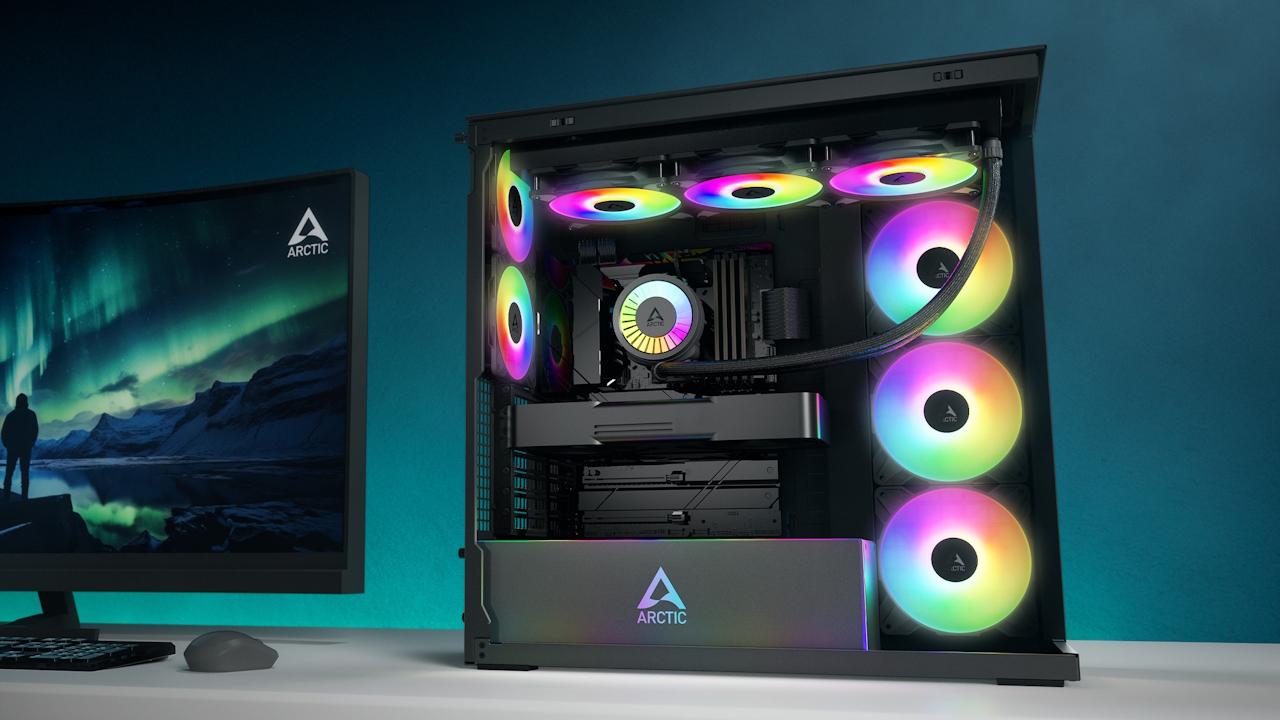 ARCTIC Xtender: il case con vetro panoramico e raffreddamento estremo arriva in sei versioni