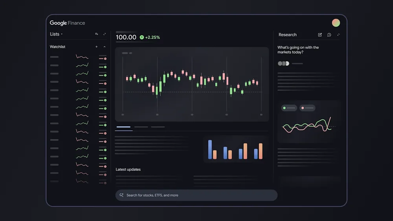 Google Finance cambia volto: l'intelligenza artificiale anche nella finanza online