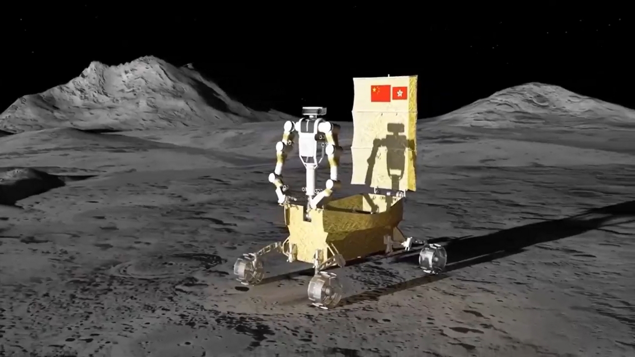 Il robot umanoide cinese della missione Chang'e-8 potrebbe essere il primo ad arrivare sulla Luna