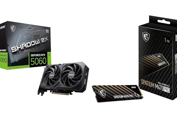 RTX 5060 MSI a 329€ e Amazon ci mette dentro un SSD Gen.4 da 1TB gratis