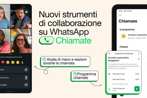 Whatsapp, come funzionano le chiamate di gruppo, l’ultima novità della app di messaggistica