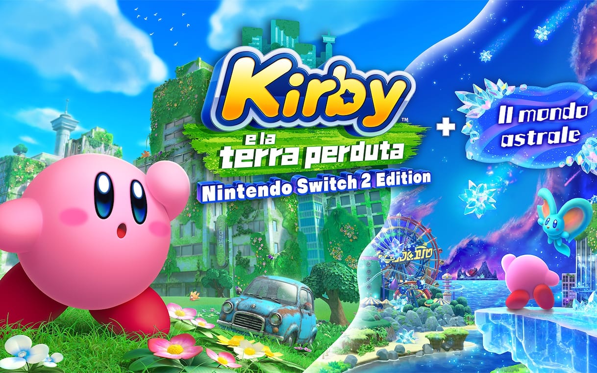Nintendo Switch 2, Kirby e la terra perduta. La nuova avventura nel mondo astrale sarà in 3D