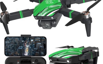 TTROARDS Drone with 1080P Camera for Adults, 270° Obstacle Avoidance Brushless Motor Level 3 Wind Resistance, Foldable RC Quadcopter Drones for Beginners (Green)
