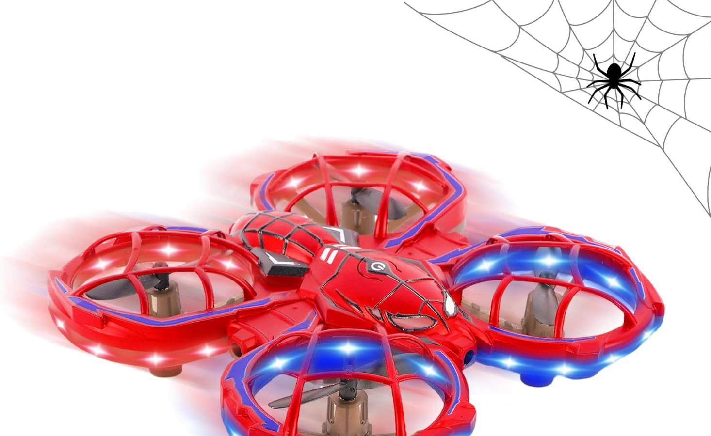 Mini Drones Toy for Kids 6-10 Years Old Remote Control Airplane for Kids Beginners with LED Light, Indoor Outdoor Gift for Boys and Girls