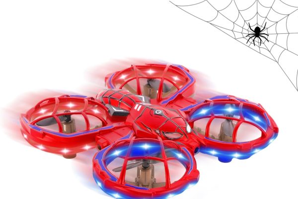 Mini Drones Toy for Kids 6-10 Years Old Remote Control Airplane for Kids Beginners with LED Light, Indoor Outdoor Gift for Boys and Girls