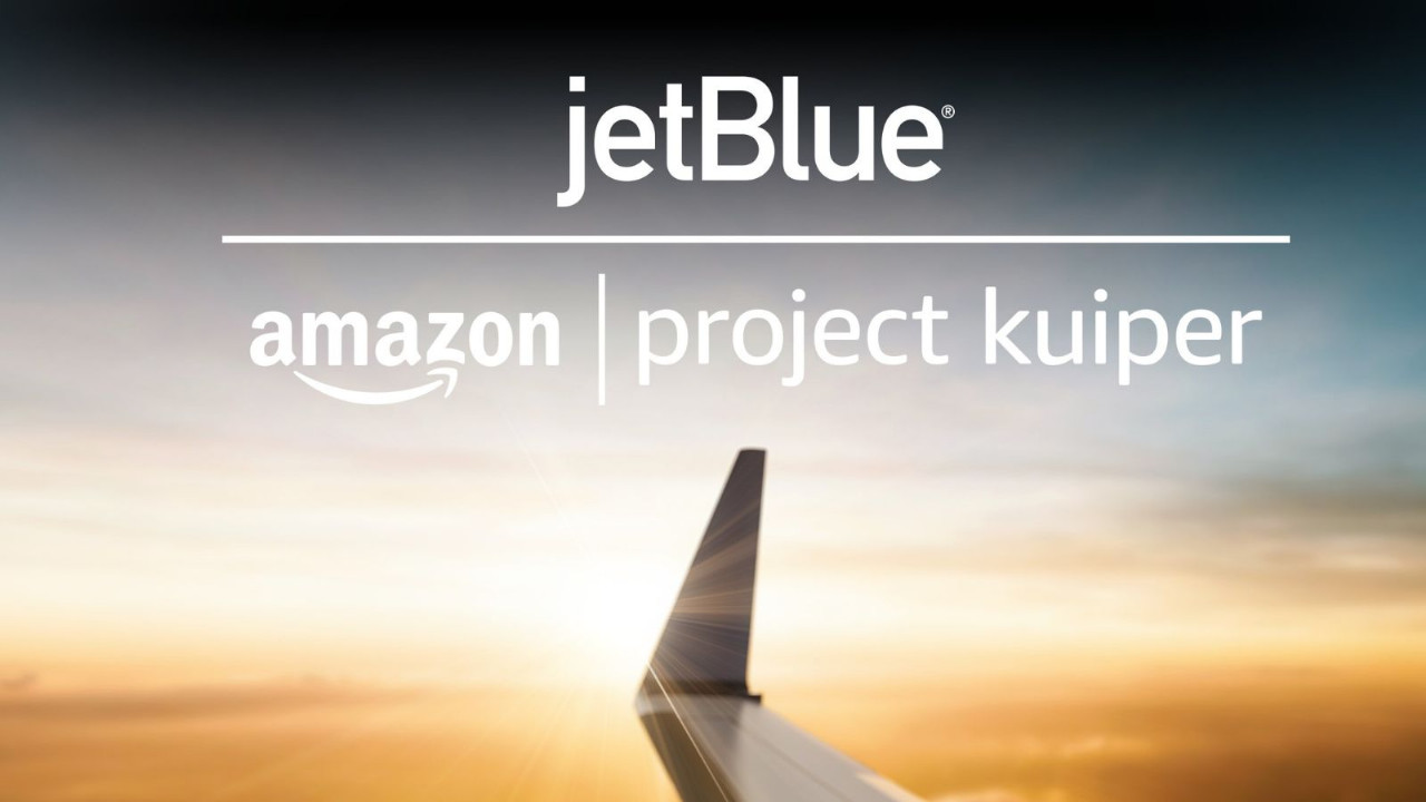 Amazon trova il suo primo cliente per Kuiper: JetBlue volerà con internet satellitare