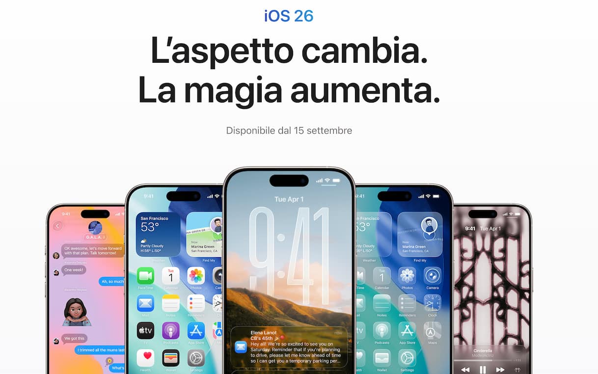 Quando esce iOS 26, data e tutte le novità dell’aggiornamento