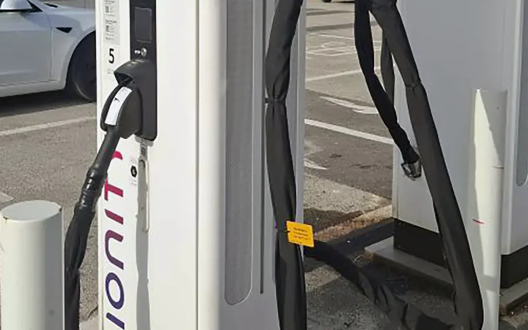 Ionity prova una soluzione contro i ladri di cavi: l'inchiostro che non lascia scampo