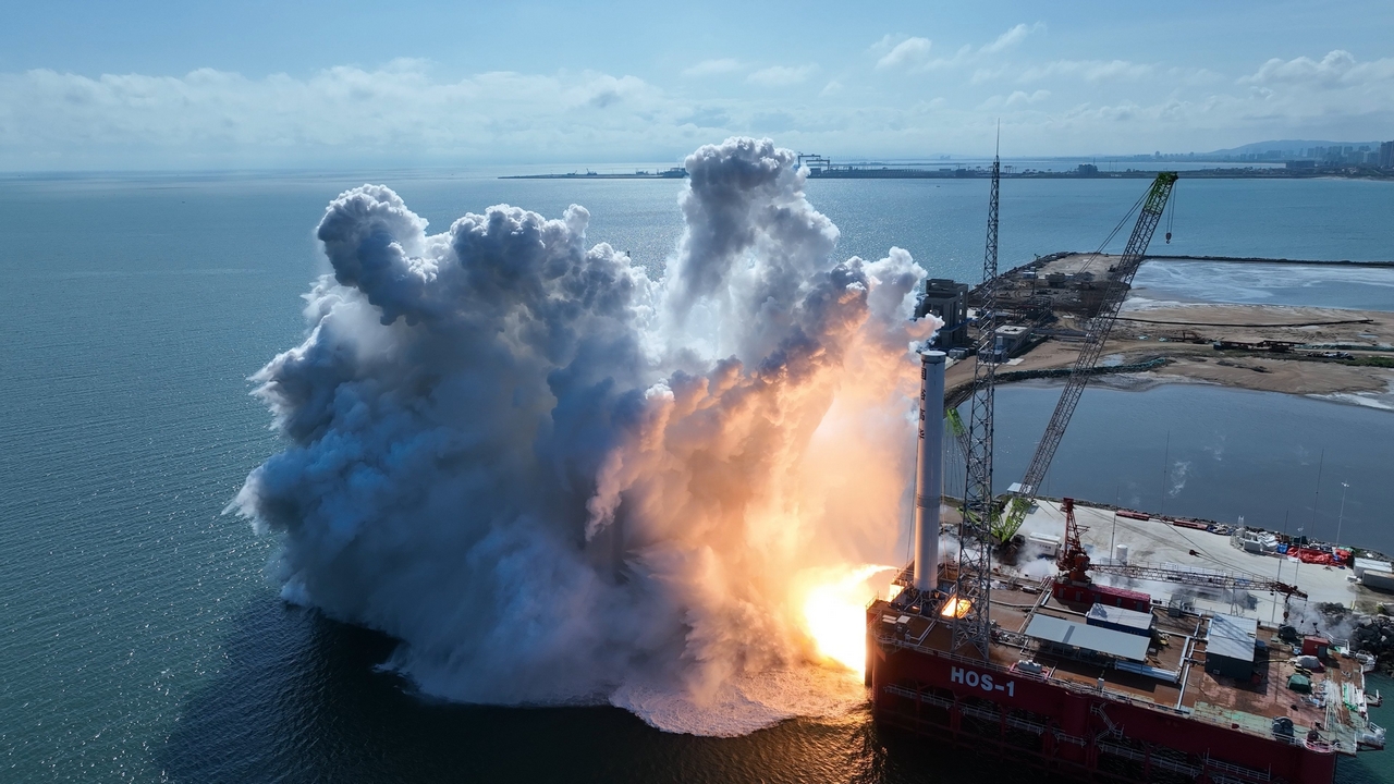 La cinese Space Pioneer riesce a eseguire lo static fire del razzo spaziale riutilizzabile Tianlong-3