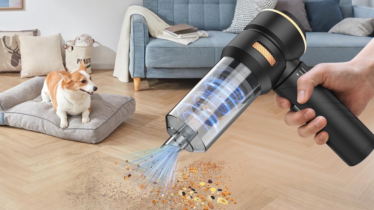 Pulizia dell'auto agile e senza pensieri: aspirabriciole potenti fino a 28.000 Pa in offerta su Amazon