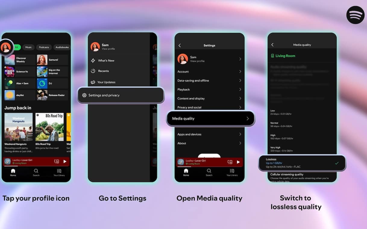 Su Spotify arriva finalmente l’audio lossless, cos’è e come funziona