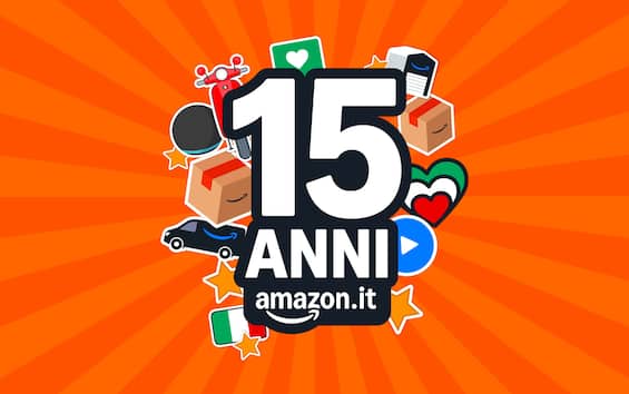 Amazon compie 15 anni in Italia, tre giorni di offerte
