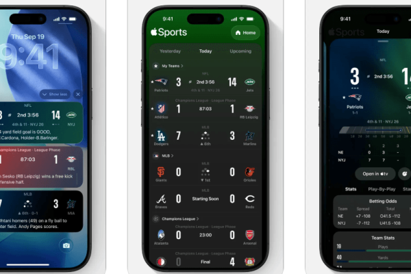Apple Sports disponibile in Italia, ecco come funziona l’app per avere i risultati in tempo reale