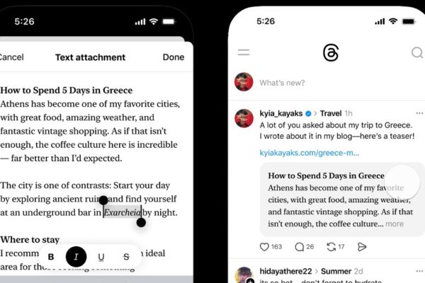 Threads sfida ancora X, ora post da 10.000 caratteri – Web & Social