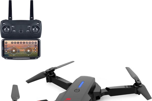 TURBO CHALLENGE – Elite Drone MKX – Drone – 400318 – Flying Device – Black – 2 Rechargeable Batteries included – Plastic – Gift – Birthday – Bright – Video – From 8 years