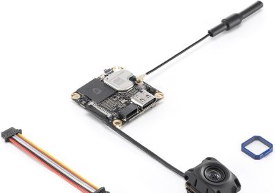 DJI O4 Air Unit for FPV Drone, Digital Transmission System, Low Latency 20ms, Max Distance 10km, 4K/60fps Video Recording, 1080P/100fps Live View, 8.2g Weight, 1/2″ CMOS Sensor