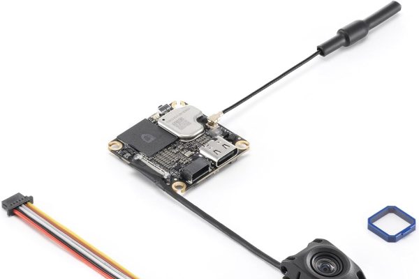 DJI O4 Air Unit for FPV Drone, Digital Transmission System, Low Latency 20ms, Max Distance 10km, 4K/60fps Video Recording, 1080P/100fps Live View, 8.2g Weight, 1/2″ CMOS Sensor
