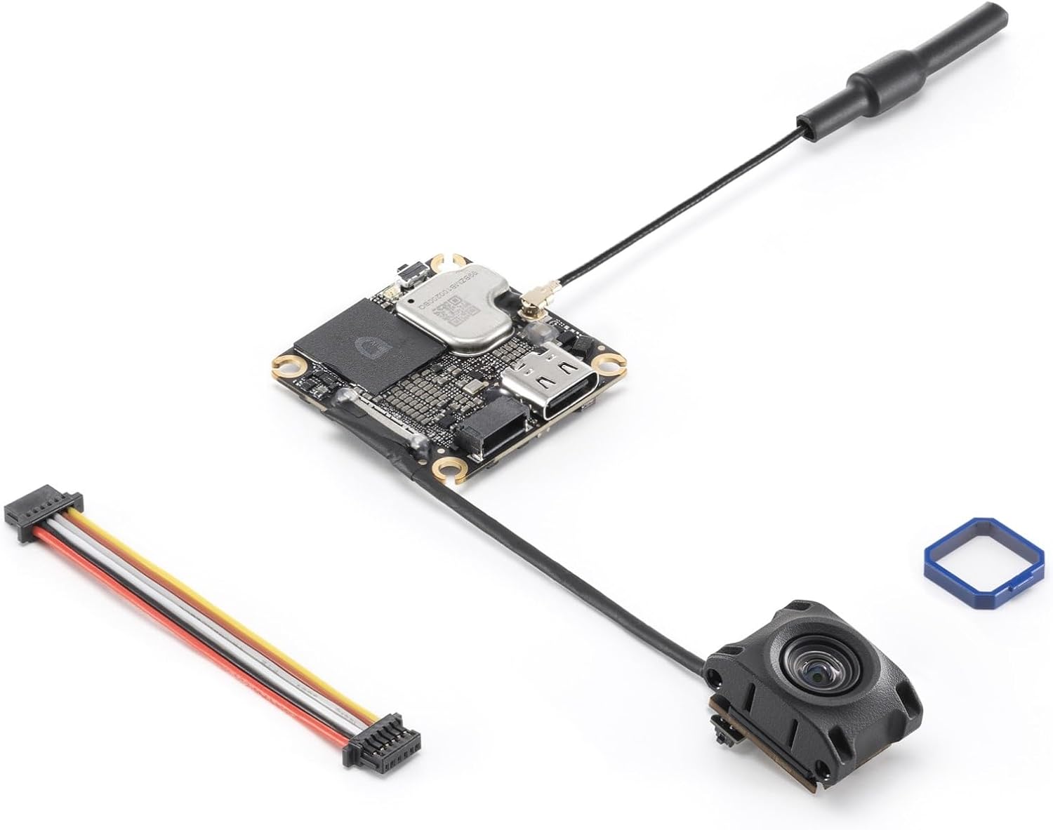 DJI O4 Air Unit for FPV Drone, Digital Transmission System, Low Latency 20ms, Max Distance 10km, 4K/60fps Video Recording, 1080P/100fps Live View, 8.2g Weight, 1/2″ CMOS Sensor