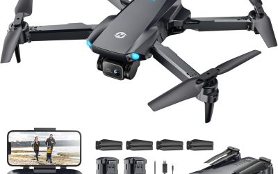 Holy Stone HS290 Foldable Drone with FPV Camera HD 1080P RC Quadcopter with Optical Flow App Control, 3 Speed, 2 Modular Batteries, Christian Toy Gift for Kids, C0
