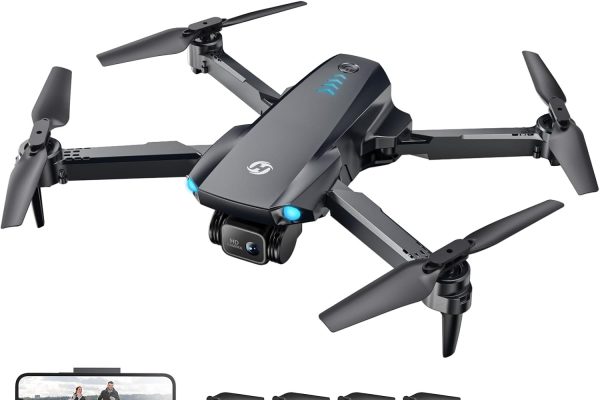 Holy Stone HS290 Foldable Drone with FPV Camera HD 1080P RC Quadcopter with Optical Flow App Control, 3 Speed, 2 Modular Batteries, Christian Toy Gift for Kids, C0