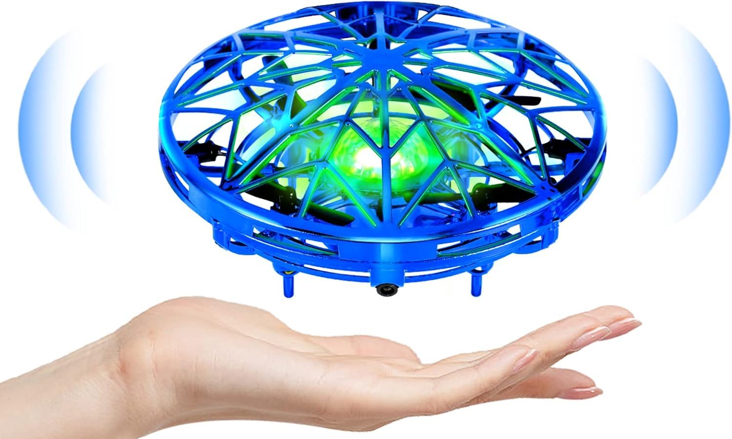 UFO Mini Drone, Children’s Drone Toys Hand Sensor Quadcopter Infrared Induction Flying Toy Gifts for Boys Girls Indoor Outdoor Aircraft for Kids Beginner