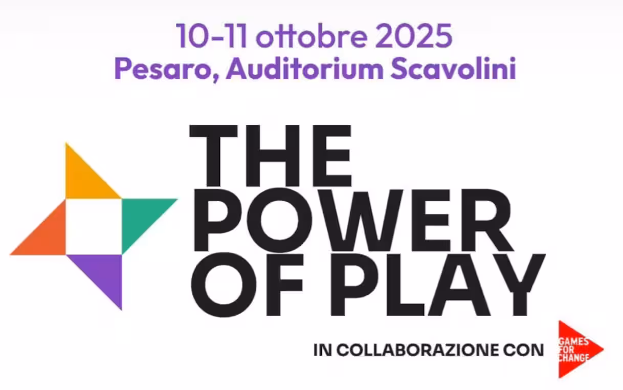 A Pesaro ‘The power of play’ dove i vidoegiochi sono uno strumento di cambiamento