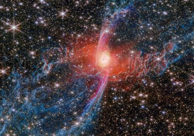 Il telescopio spaziale James Webb ha catturato una bellissima immagine della Nebulosa del Ragno Rosso