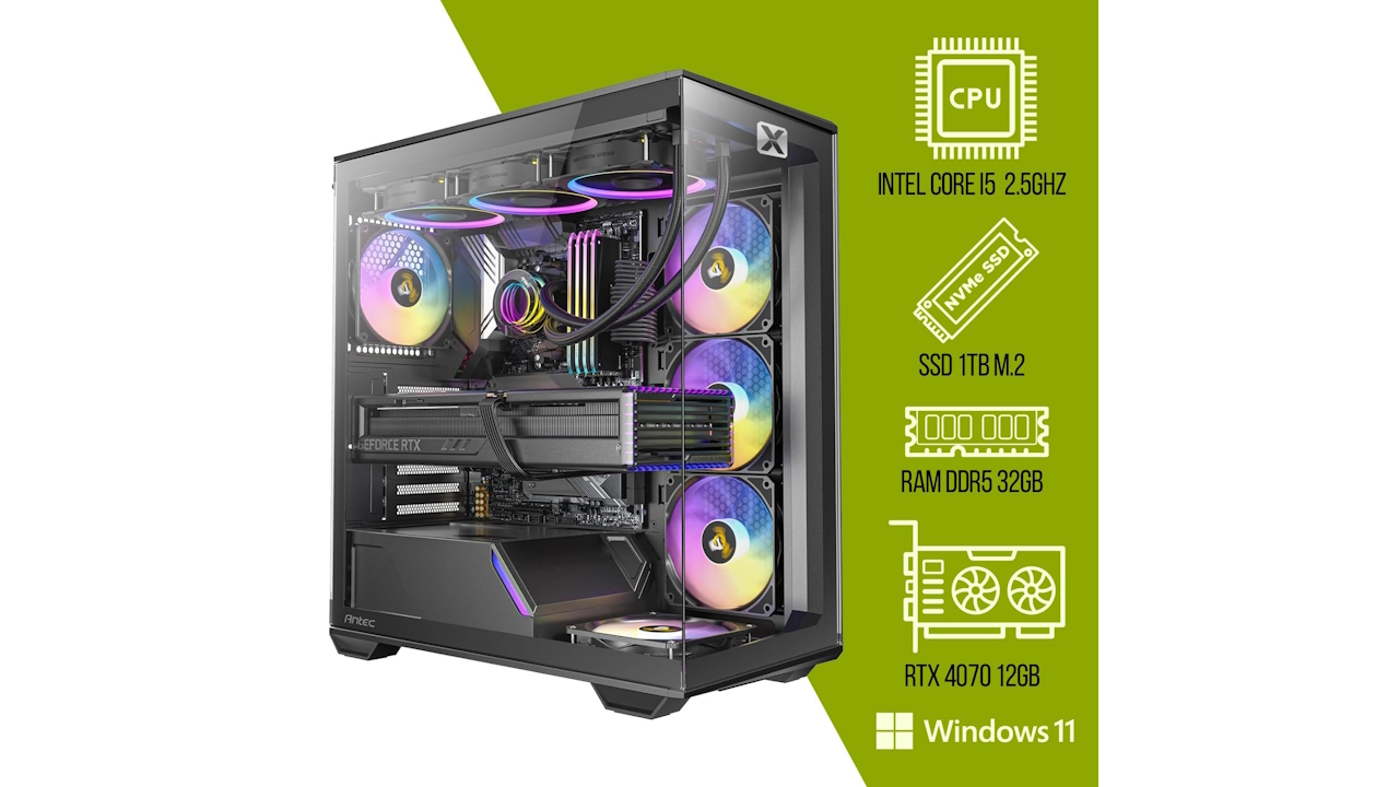 PC Desktop Gaming con RTX 4070 Super e 32GB di RAM a prezzo bomba su Amazon: disponibili solo 2 unità!