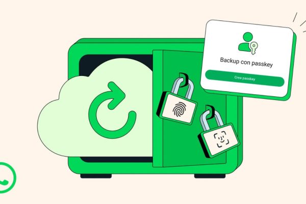 WhatsApp introduce le passkey per semplificare la sicurezza dei backup