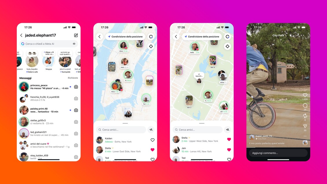 Instagram porta in Italia la funzione di mappa social – Web & Social