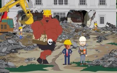 South Park uscirà con uno speciale di Halloween su Trump che demolisce la Casa Bianca (con Satana in versione umarell)