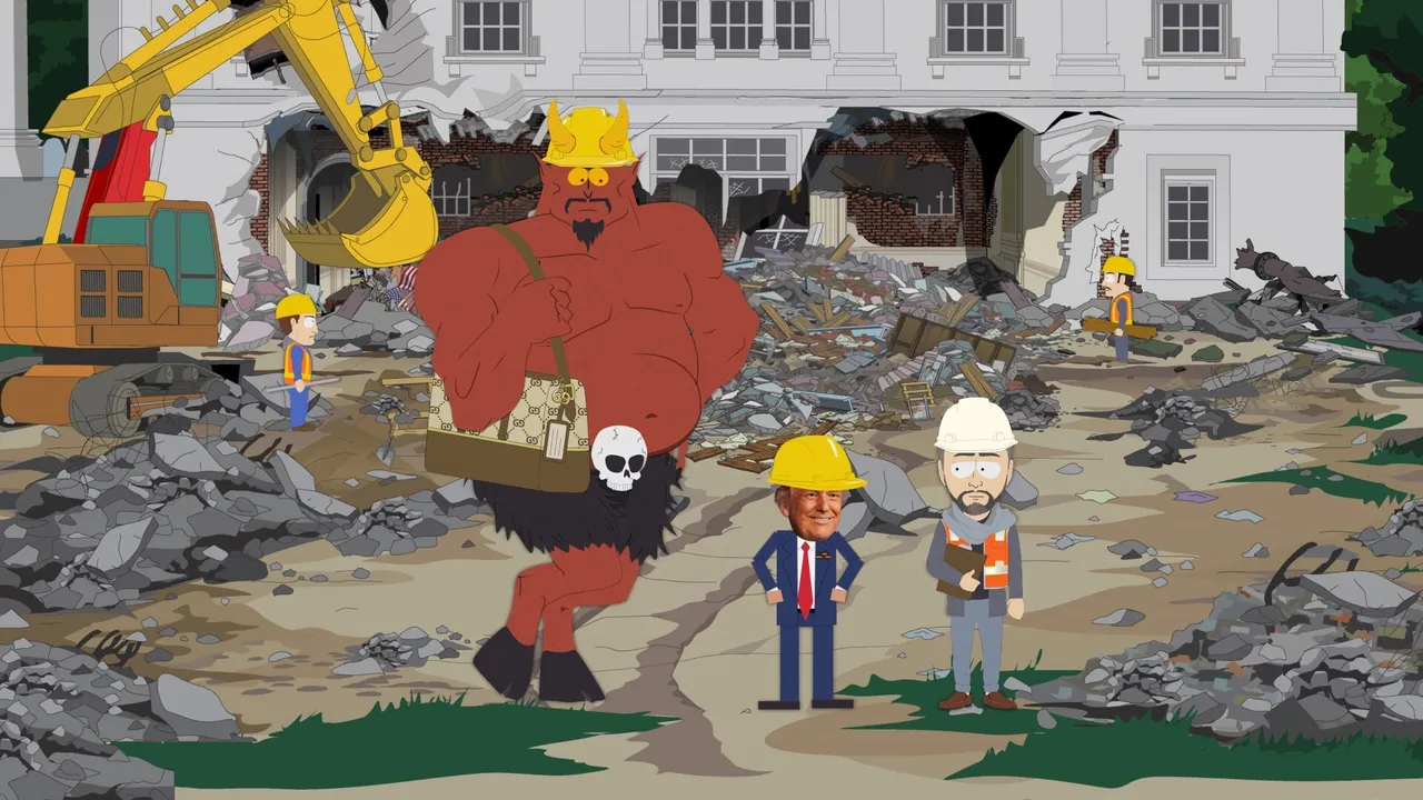 South Park uscirà con uno speciale di Halloween su Trump che demolisce la Casa Bianca (con Satana in versione umarell)