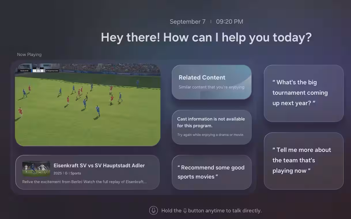 Vision AI Companion sbarca sulle smart tv di Samsung