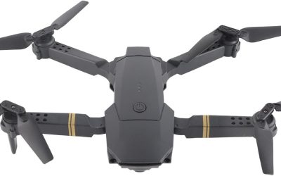 WIFI Drone, E58 4K Foldable RC Quadcopter Aerial Camera, 3.7V 600MAH Lithium-Ion Battery, RC Quadcopter Dual Camera with All-Round LED Light