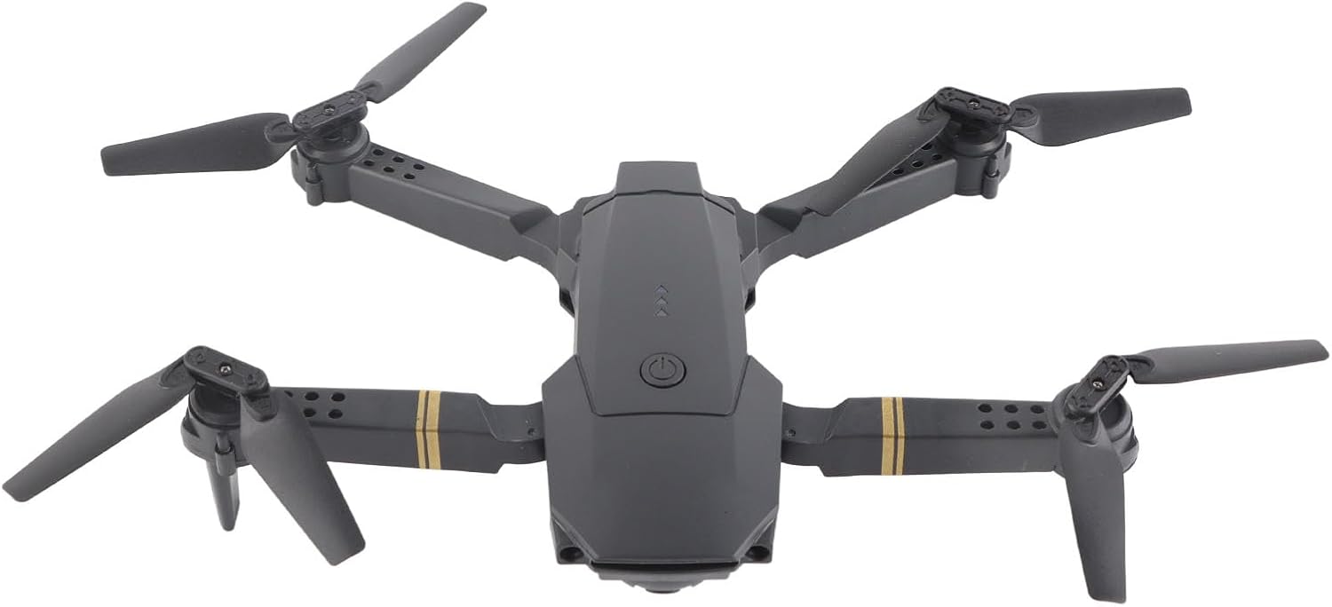 WIFI Drone, E58 4K Foldable RC Quadcopter Aerial Camera, 3.7V 600MAH Lithium-Ion Battery, RC Quadcopter Dual Camera with All-Round LED Light