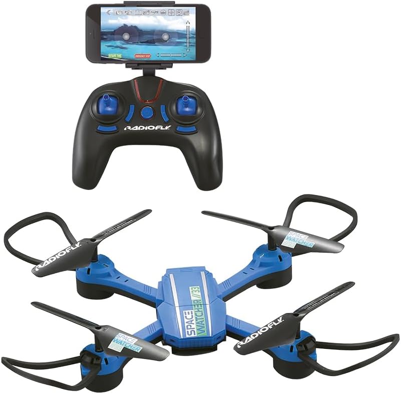 ODS – RADIOFLY, Space Watcher // 33, Drone for Children with Gyro, 8 Functions, 3 Speeds, 360° Rotation, with App and Smartphone Support, +8 Years