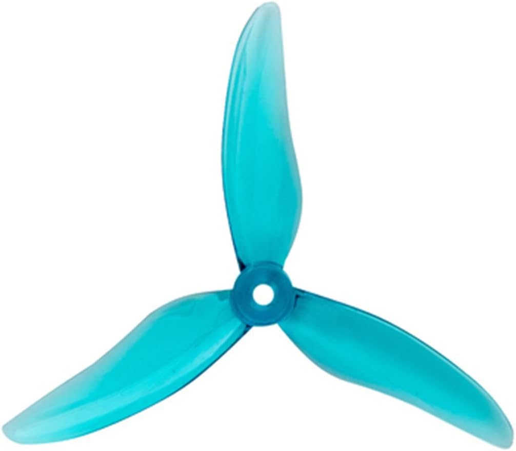 Gemfan Hurricane 51499 5 Inch 3-Blade CW CCW Propeller Tri-Blade Props for 2306 2207 Motor RC Drone FPV Racing Multicopter (10 Pairs Blue)